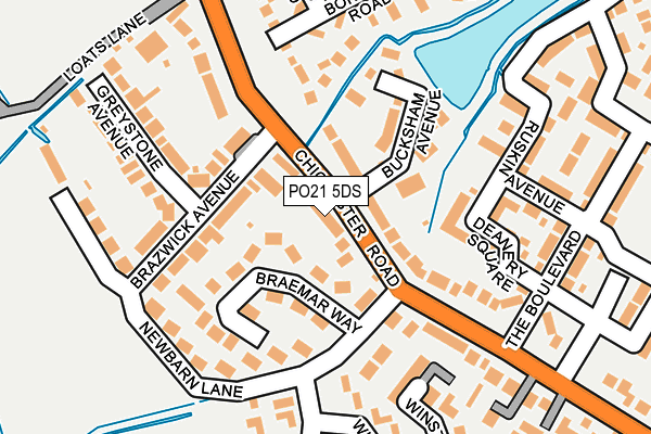 PO21 5DS map - OS OpenMap – Local (Ordnance Survey) PO21 5DS map - OS OpenMap – Local (Ordnance Survey)