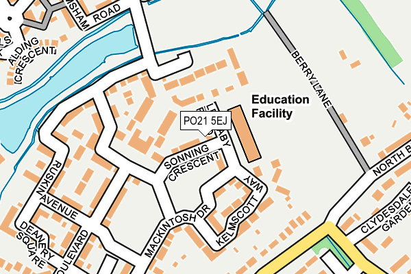 PO21 5EJ map - OS OpenMap – Local (Ordnance Survey) PO21 5EJ map - OS OpenMap – Local (Ordnance Survey)
