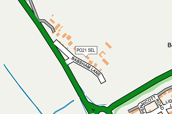 PO21 5EL map - OS OpenMap – Local (Ordnance Survey) PO21 5EL map - OS OpenMap – Local (Ordnance Survey)
