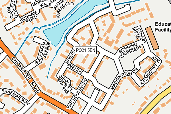 PO21 5EN map - OS OpenMap – Local (Ordnance Survey) PO21 5EN map - OS OpenMap – Local (Ordnance Survey)