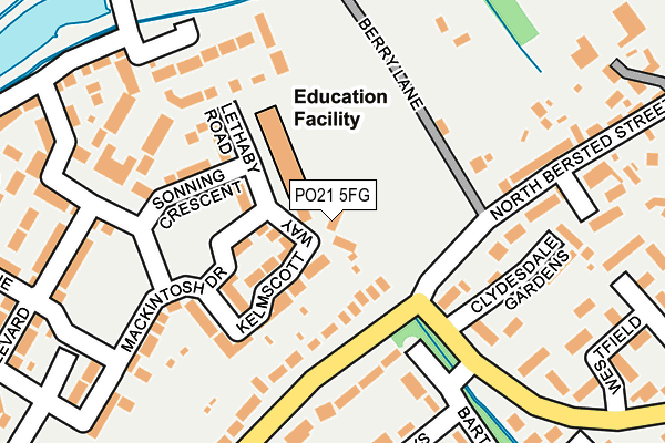 PO21 5FG map - OS OpenMap – Local (Ordnance Survey) PO21 5FG map - OS OpenMap – Local (Ordnance Survey)