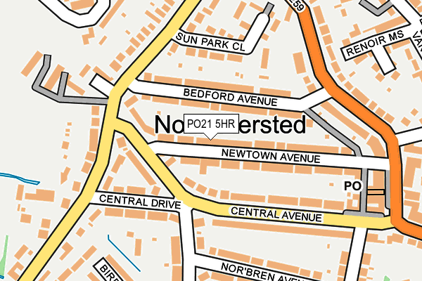 PO21 5HR map - OS OpenMap – Local (Ordnance Survey) PO21 5HR map - OS OpenMap – Local (Ordnance Survey)