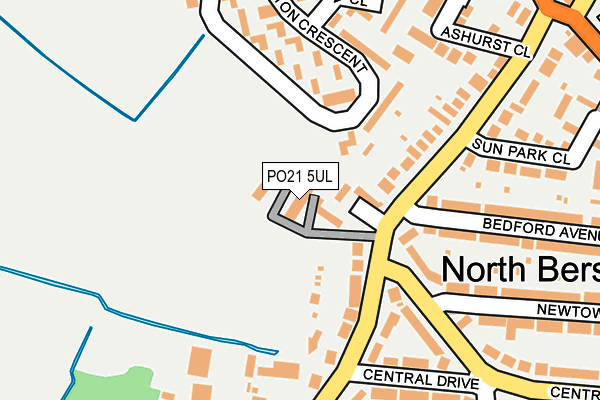 PO21 5UL map - OS OpenMap – Local (Ordnance Survey) PO21 5UL map - OS OpenMap – Local (Ordnance Survey)