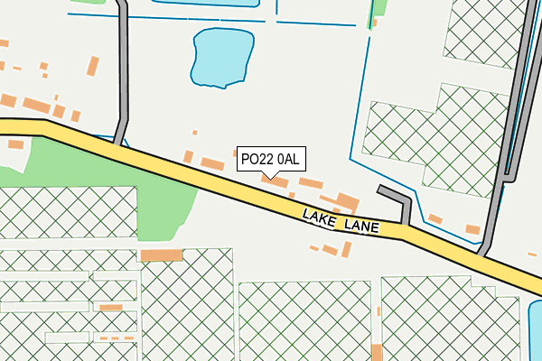 PO22 0AL map - OS OpenMap – Local (Ordnance Survey) PO22 0AL map - OS OpenMap – Local (Ordnance Survey)