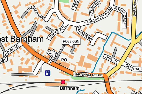 PO22 0GN map - OS OpenMap – Local (Ordnance Survey) PO22 0GN map - OS OpenMap – Local (Ordnance Survey)