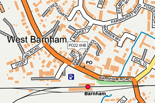 PO22 0HB map - OS OpenMap – Local (Ordnance Survey) PO22 0HB map - OS OpenMap – Local (Ordnance Survey)