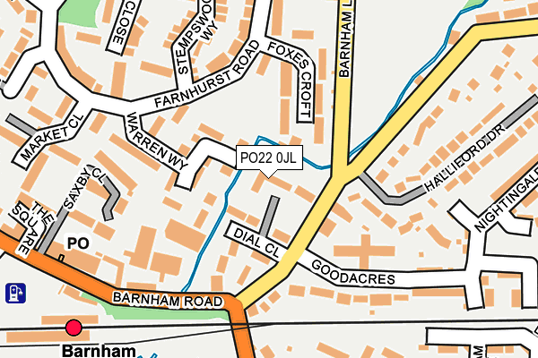 PO22 0JL map - OS OpenMap – Local (Ordnance Survey) PO22 0JL map - OS OpenMap – Local (Ordnance Survey)