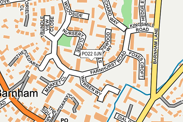 PO22 0JN map - OS OpenMap – Local (Ordnance Survey) PO22 0JN map - OS OpenMap – Local (Ordnance Survey)