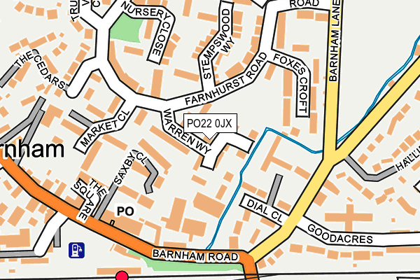 PO22 0JX map - OS OpenMap – Local (Ordnance Survey) PO22 0JX map - OS OpenMap – Local (Ordnance Survey)