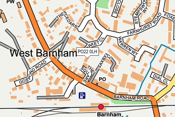 PO22 0LH map - OS OpenMap – Local (Ordnance Survey) PO22 0LH map - OS OpenMap – Local (Ordnance Survey)
