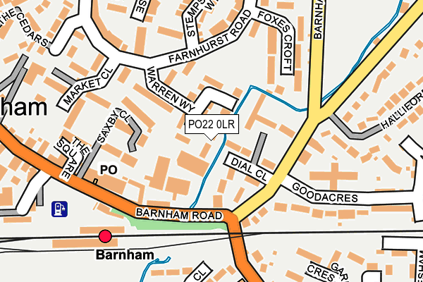 PO22 0LR map - OS OpenMap – Local (Ordnance Survey) PO22 0LR map - OS OpenMap – Local (Ordnance Survey)