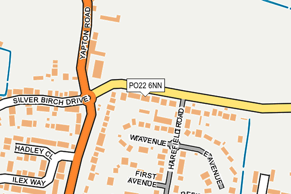 PO22 6NN map - OS OpenMap – Local (Ordnance Survey) PO22 6NN map - OS OpenMap – Local (Ordnance Survey)