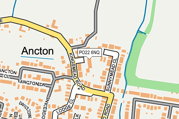 PO22 6NQ map - OS OpenMap – Local (Ordnance Survey) PO22 6NQ map - OS OpenMap – Local (Ordnance Survey)