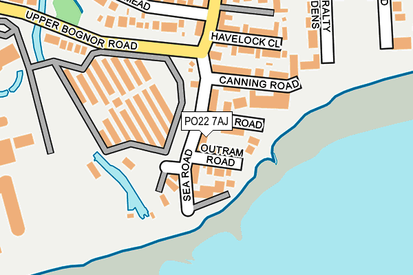 PO22 7AJ map - OS OpenMap – Local (Ordnance Survey) PO22 7AJ map - OS OpenMap – Local (Ordnance Survey)