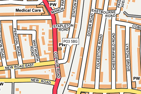 PO3 5BG map - OS OpenMap – Local (Ordnance Survey) PO3 5BG map - OS OpenMap – Local (Ordnance Survey)