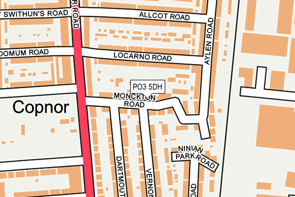 PO3 5DH map - OS OpenMap – Local (Ordnance Survey) PO3 5DH map - OS OpenMap – Local (Ordnance Survey)