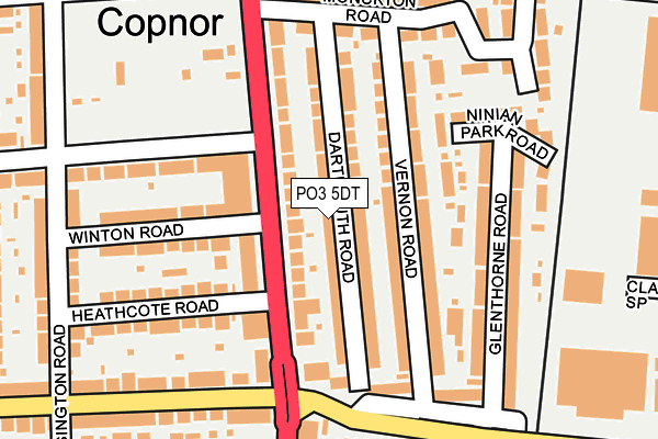 PO3 5DT map - OS OpenMap – Local (Ordnance Survey) PO3 5DT map - OS OpenMap – Local (Ordnance Survey)