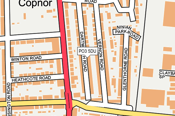 PO3 5DU map - OS OpenMap – Local (Ordnance Survey) PO3 5DU map - OS OpenMap – Local (Ordnance Survey)
