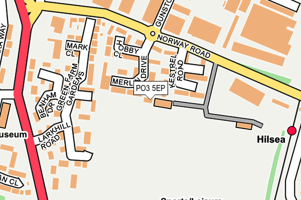 PO3 5EP map - OS OpenMap – Local (Ordnance Survey) PO3 5EP map - OS OpenMap – Local (Ordnance Survey)