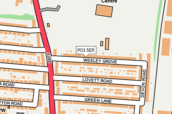 PO3 5ER map - OS OpenMap – Local (Ordnance Survey) PO3 5ER map - OS OpenMap – Local (Ordnance Survey)