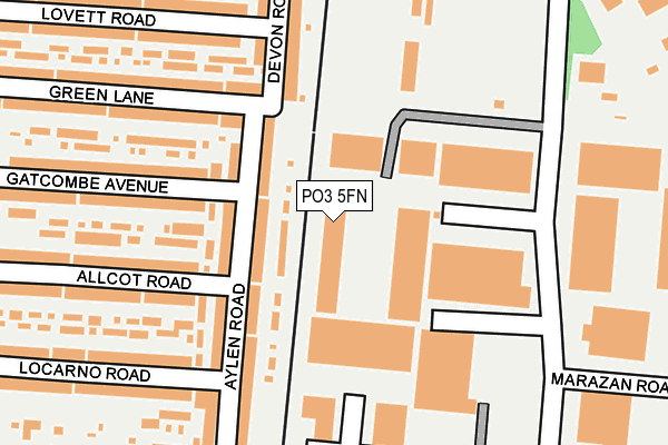 PO3 5FN map - OS OpenMap – Local (Ordnance Survey) PO3 5FN map - OS OpenMap – Local (Ordnance Survey)