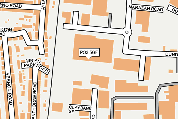 PO3 5GF map - OS OpenMap – Local (Ordnance Survey) PO3 5GF map - OS OpenMap – Local (Ordnance Survey)