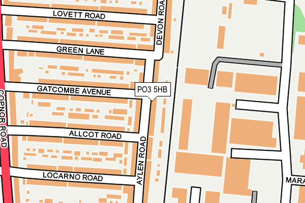 PO3 5HB map - OS OpenMap – Local (Ordnance Survey) PO3 5HB map - OS OpenMap – Local (Ordnance Survey)