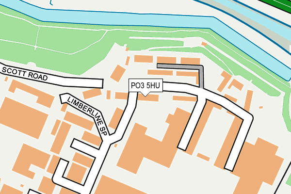 PO3 5HU map - OS OpenMap – Local (Ordnance Survey) PO3 5HU map - OS OpenMap – Local (Ordnance Survey)