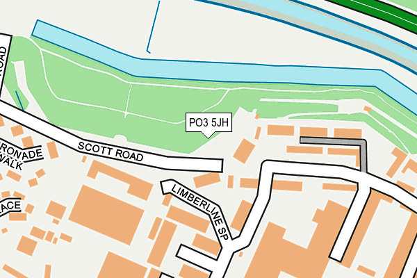 PO3 5JH map - OS OpenMap – Local (Ordnance Survey) PO3 5JH map - OS OpenMap – Local (Ordnance Survey)
