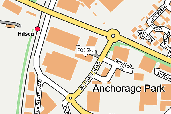 PO3 5NJ map - OS OpenMap – Local (Ordnance Survey) PO3 5NJ map - OS OpenMap – Local (Ordnance Survey)