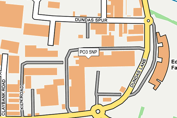 PO3 5NP map - OS OpenMap – Local (Ordnance Survey) PO3 5NP map - OS OpenMap – Local (Ordnance Survey)