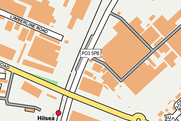 PO3 5PB map - OS OpenMap – Local (Ordnance Survey) PO3 5PB map - OS OpenMap – Local (Ordnance Survey)