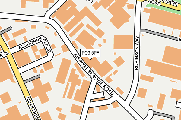 PO3 5PF map - OS OpenMap – Local (Ordnance Survey) PO3 5PF map - OS OpenMap – Local (Ordnance Survey)