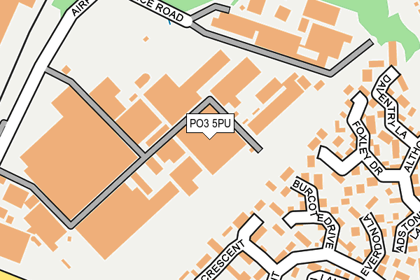 PO3 5PU map - OS OpenMap – Local (Ordnance Survey) PO3 5PU map - OS OpenMap – Local (Ordnance Survey)