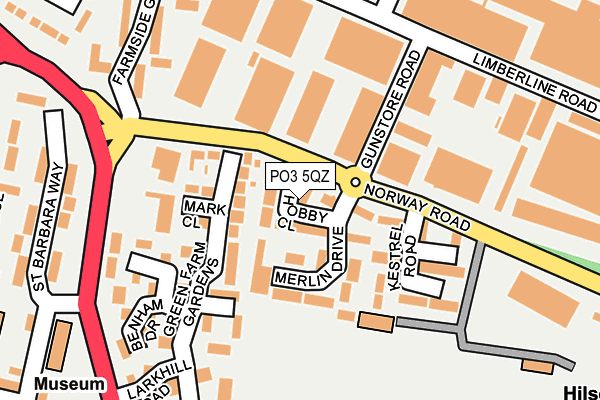 PO3 5QZ map - OS OpenMap – Local (Ordnance Survey) PO3 5QZ map - OS OpenMap – Local (Ordnance Survey)
