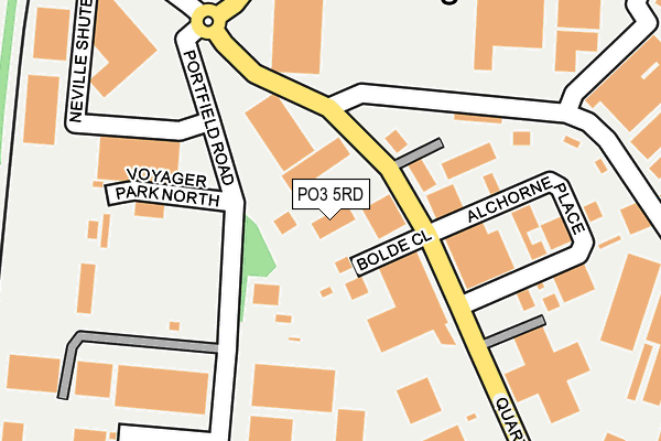 PO3 5RD map - OS OpenMap – Local (Ordnance Survey) PO3 5RD map - OS OpenMap – Local (Ordnance Survey)