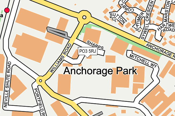 PO3 5RJ map - OS OpenMap – Local (Ordnance Survey) PO3 5RJ map - OS OpenMap – Local (Ordnance Survey)