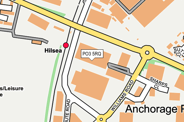 PO3 5RQ map - OS OpenMap – Local (Ordnance Survey) PO3 5RQ map - OS OpenMap – Local (Ordnance Survey)
