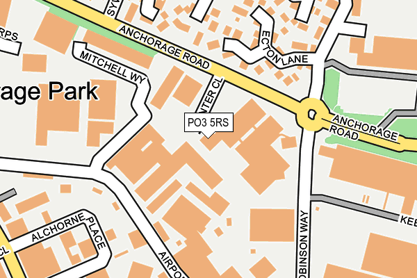 PO3 5RS map - OS OpenMap – Local (Ordnance Survey) PO3 5RS map - OS OpenMap – Local (Ordnance Survey)