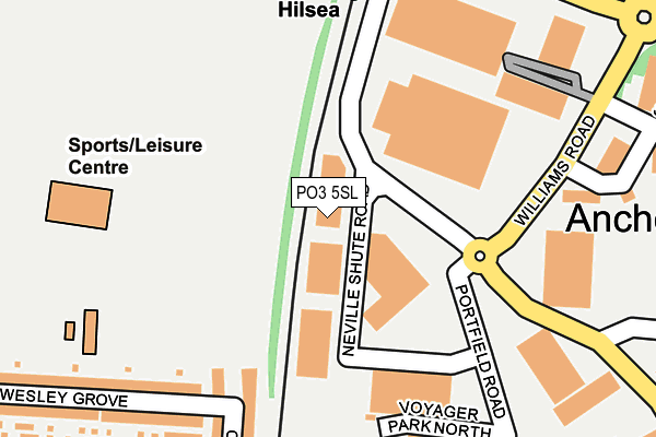 PO3 5SL map - OS OpenMap – Local (Ordnance Survey) PO3 5SL map - OS OpenMap – Local (Ordnance Survey)