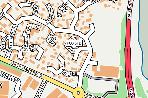 PO3 5TB map - OS OpenMap – Local (Ordnance Survey) PO3 5TB map - OS OpenMap – Local (Ordnance Survey)