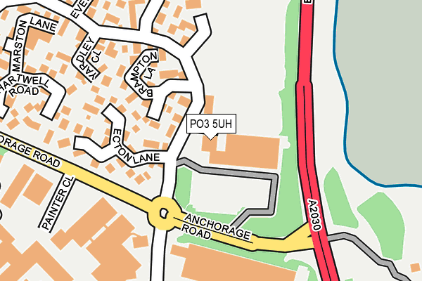 PO3 5UH map - OS OpenMap – Local (Ordnance Survey) PO3 5UH map - OS OpenMap – Local (Ordnance Survey)