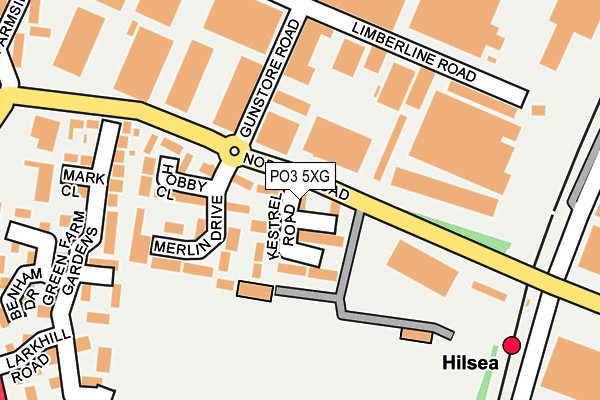 PO3 5XG map - OS OpenMap – Local (Ordnance Survey) PO3 5XG map - OS OpenMap – Local (Ordnance Survey)