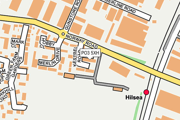PO3 5XH map - OS OpenMap – Local (Ordnance Survey) PO3 5XH map - OS OpenMap – Local (Ordnance Survey)
