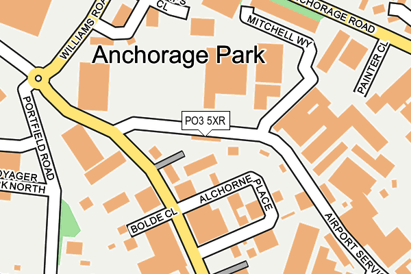 PO3 5XR map - OS OpenMap – Local (Ordnance Survey) PO3 5XR map - OS OpenMap – Local (Ordnance Survey)