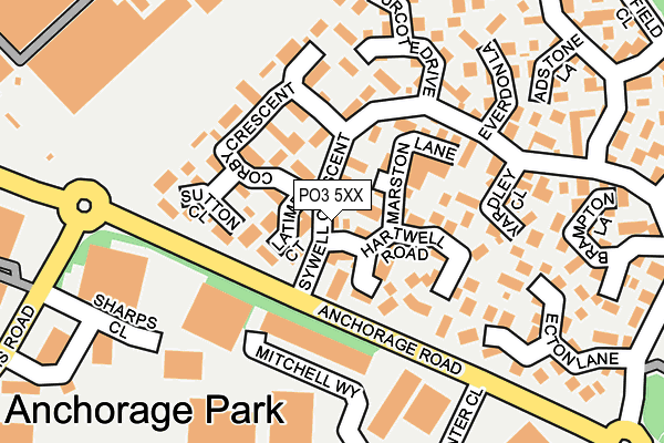 PO3 5XX map - OS OpenMap – Local (Ordnance Survey) PO3 5XX map - OS OpenMap – Local (Ordnance Survey)
