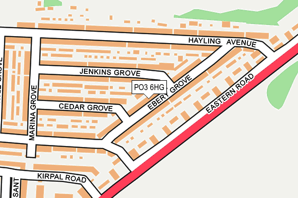 PO3 6HG map - OS OpenMap – Local (Ordnance Survey) PO3 6HG map - OS OpenMap – Local (Ordnance Survey)