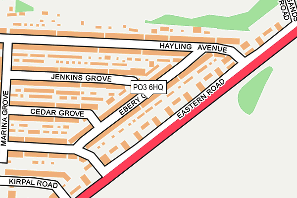 PO3 6HQ map - OS OpenMap – Local (Ordnance Survey) PO3 6HQ map - OS OpenMap – Local (Ordnance Survey)