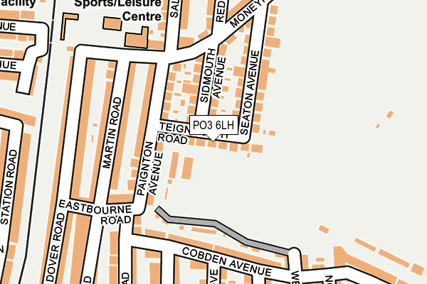 PO3 6LH map - OS OpenMap – Local (Ordnance Survey) PO3 6LH map - OS OpenMap – Local (Ordnance Survey)