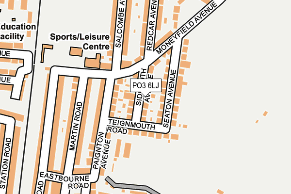 PO3 6LJ map - OS OpenMap – Local (Ordnance Survey) PO3 6LJ map - OS OpenMap – Local (Ordnance Survey)